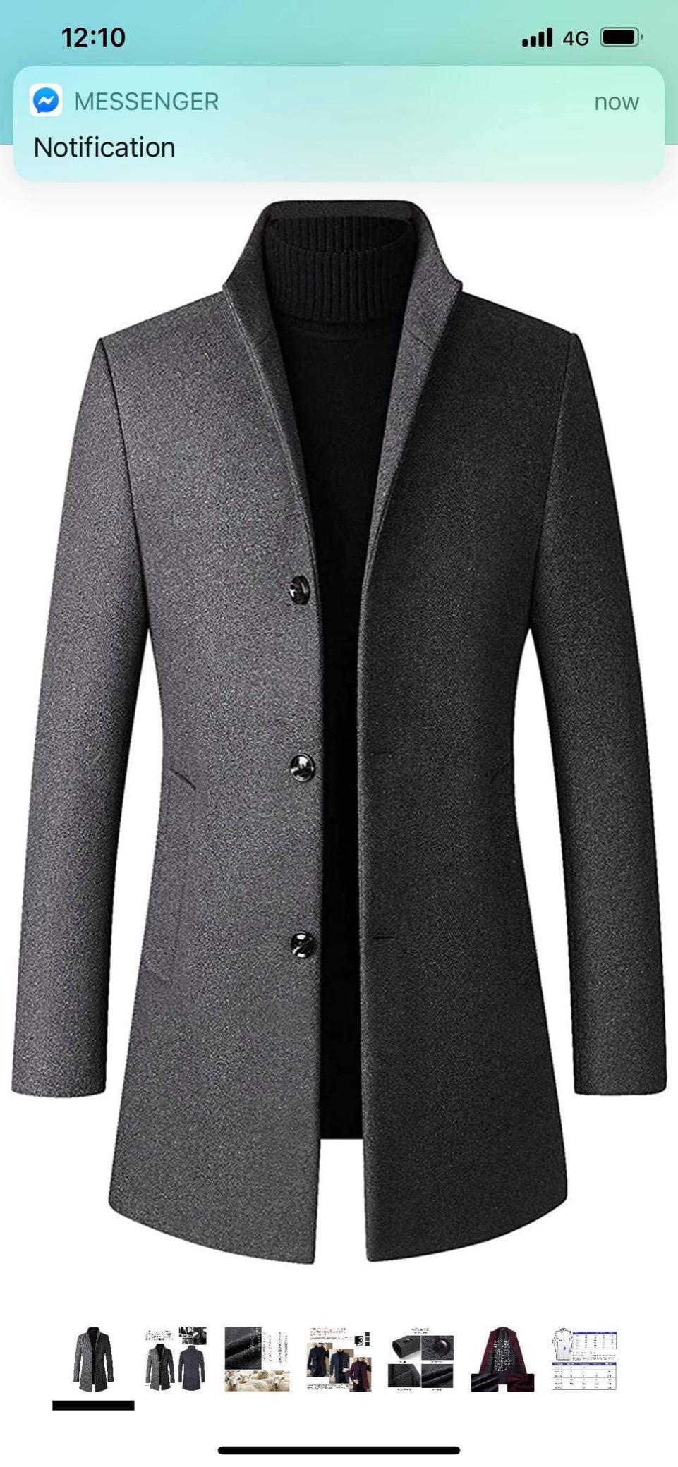 Aquiver Men's Chester Coat, Long Coat, Melton Wool India | Ubuy